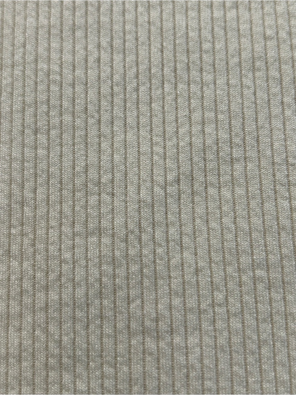 H&M Cream Ribbed Long-Sleeve Bow-Front Bodysuit Minimalist Coquette Size Small - Picture 5 of 8